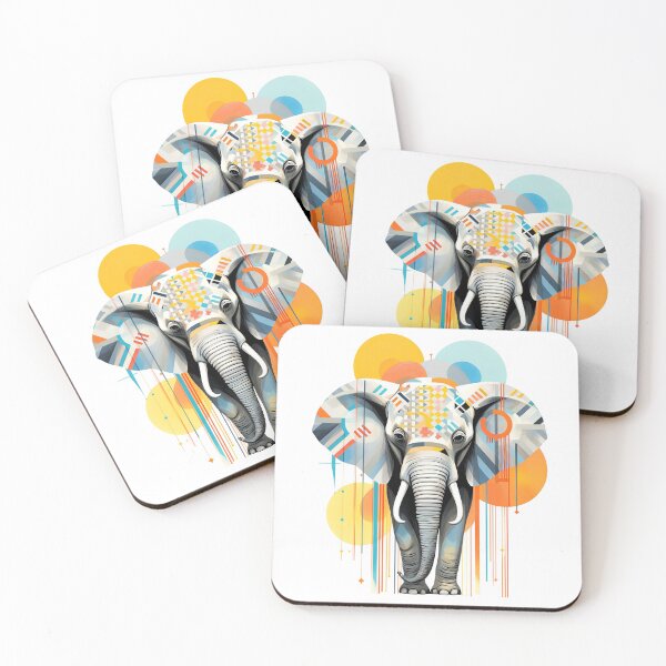 Item preview, Geometric Elephant #2 designed and sold by TLCPhotoArt.