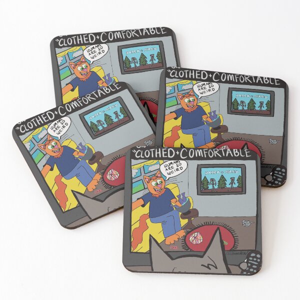 Item preview, Cat World: “Humans Are So Weird” designed and sold by Aleksandra Fayerman.