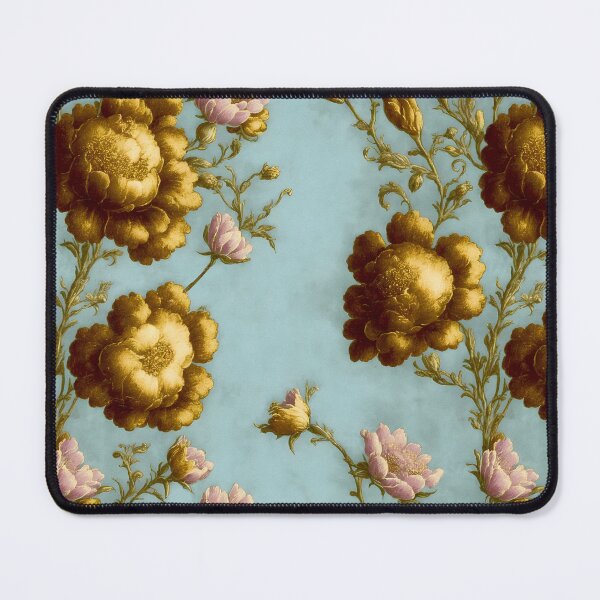 Item preview, Luxury Rococo Golden Flowers. Elegant Floral Seamless Pattern. Floral Ornaments designed and sold by mashalince.