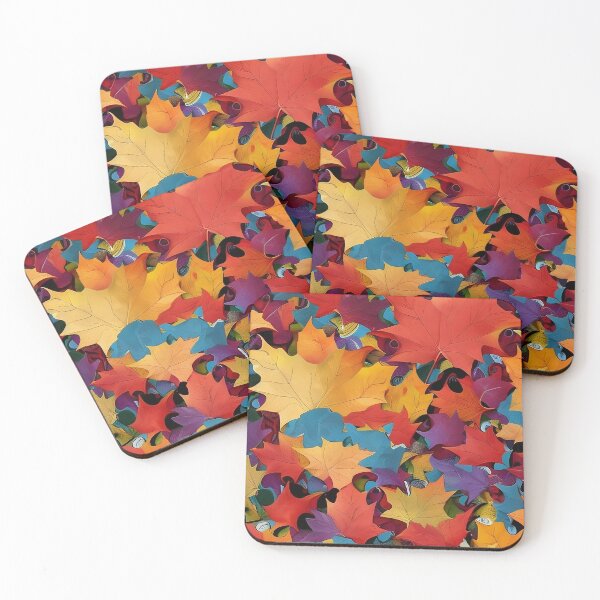 Item preview, Maple Leaf Mosaic - Colorful Patterns with a Pop Art Flair designed and sold by Freak-Scene.