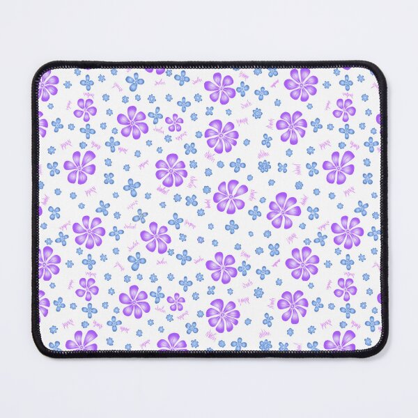 Item preview, Grey Blue Purple Wildflowers - white designed and sold by SerahO.