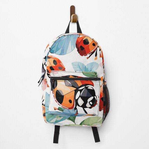 Item preview, ladybug and sweet flowers. designed and sold by Spirit of Siam.