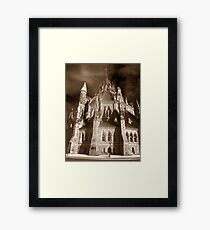 Gothic View of the Library of Parliament Framed Print
