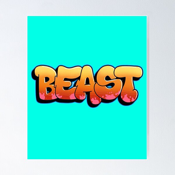 Mrs Beast  Poster for Sale by TommyeeNorris