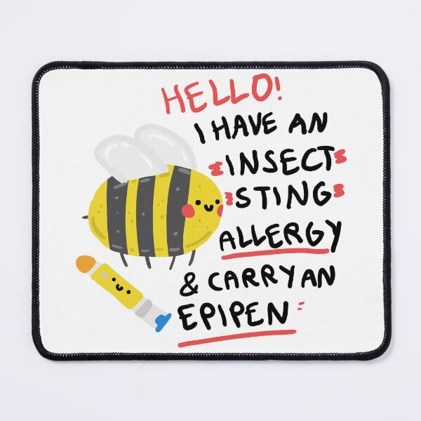 Item preview, Insect Sting Allergy Awareness (Epipen) designed and sold by Samantha MadeOfAtoms.