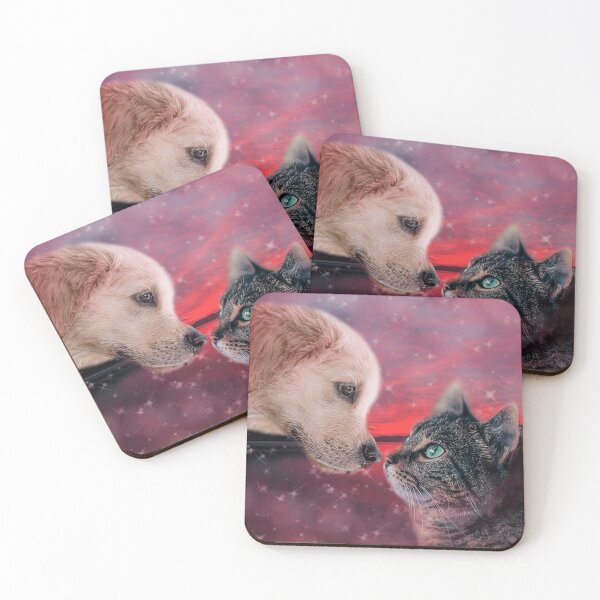 Item preview, Dog and cat love designed and sold by Lazoni.