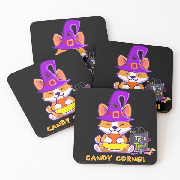 Item preview, CANDY CORNGI - corgi Halloween design designed and sold by SqueakyPickles.