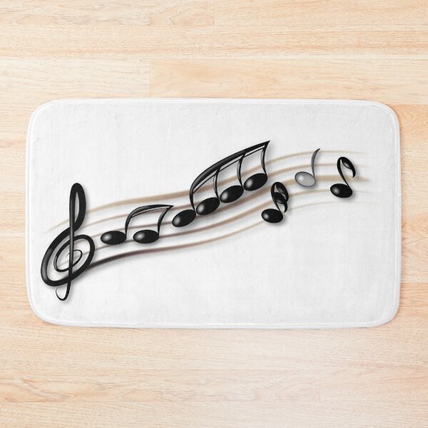Item preview, Musical notes dancing on the stave designed and sold by Bayzassi.