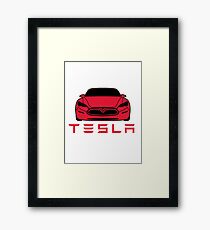 Tesla Model S Framed Print