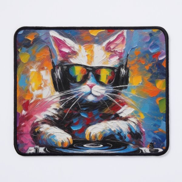 Item preview, Cat DJ designed and sold by kultomatic.
