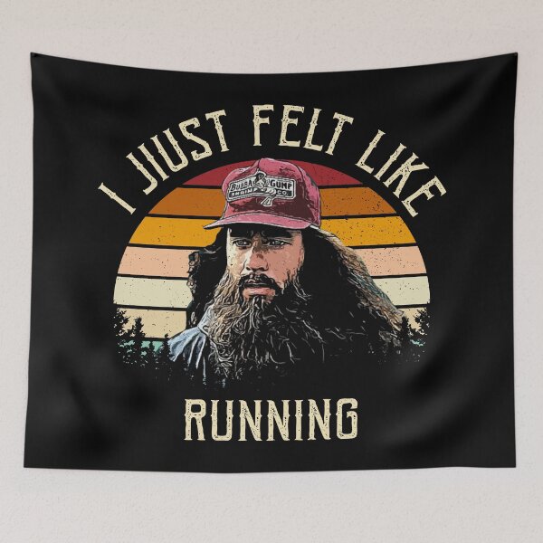 Item preview, I Just Felt Like Running Retro designed and sold by ThreeMeatCurry.