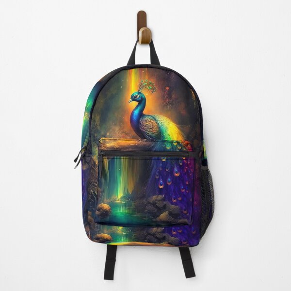 Item preview, Rainbow Peacock designed and sold by Art by Lilia.