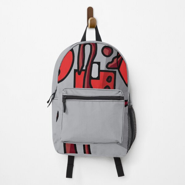 Item preview, Invader's Messy Red Robot designed and sold by ajhockham.