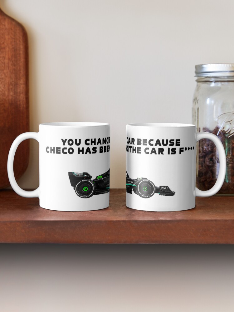 Retro F1 Petronas Mercedes Formula 1 Oil Can Mug Car Tea Coffee