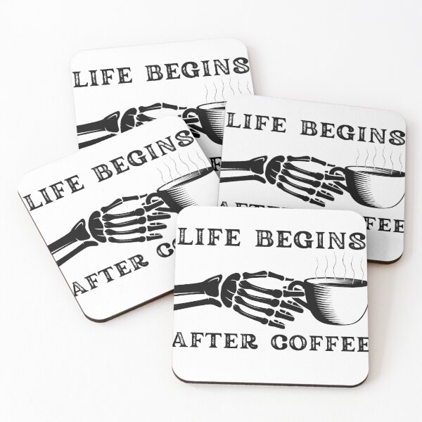 Item preview, Life Begins After Coffee Classic design designed and sold by GracefulGems.