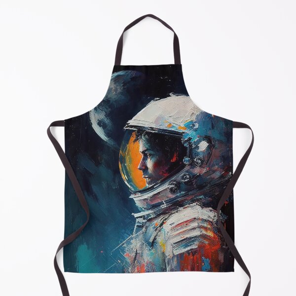 Item preview, Astronaut Portrait Colourful Painting Artwork designed and sold by LukesDrawings.