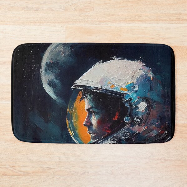 Item preview, Astronaut Portrait Colourful Painting Artwork designed and sold by LukesDrawings.