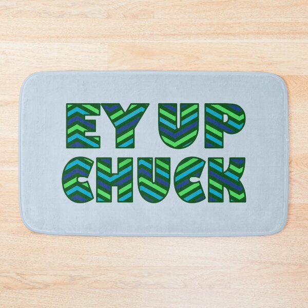 Item preview, Ey Up Chuck Zig-Zag Yorkshire northern Sheffield Barnsley designed and sold by incurablehippie.