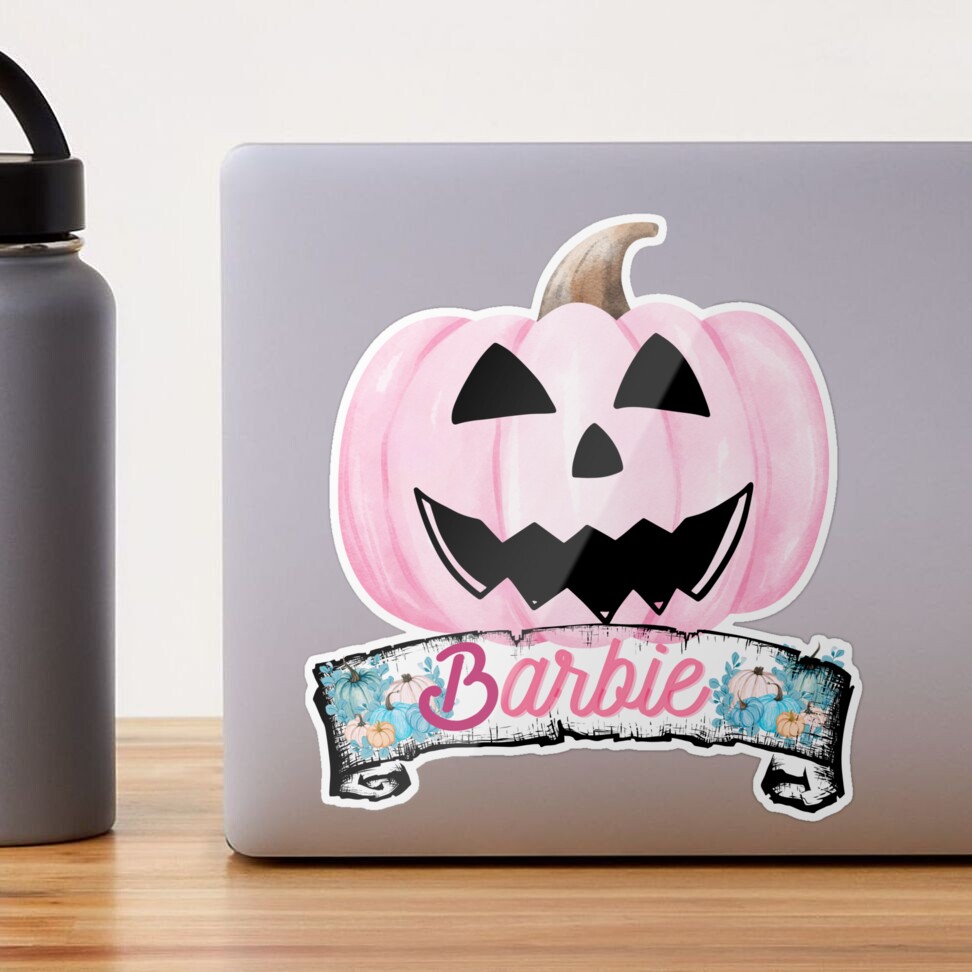 Barbie Halloween Pumpkin Sticker for Sale by LaurenSharp22