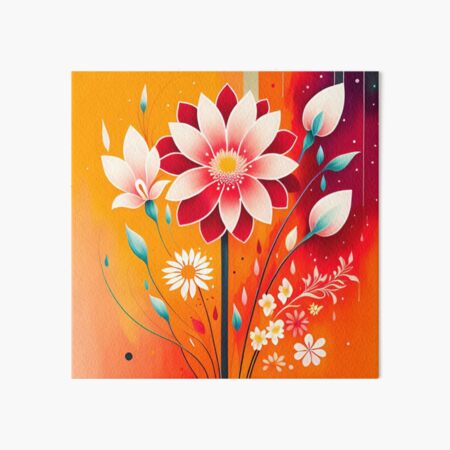 Summer Bouquet Painting Art Board Print