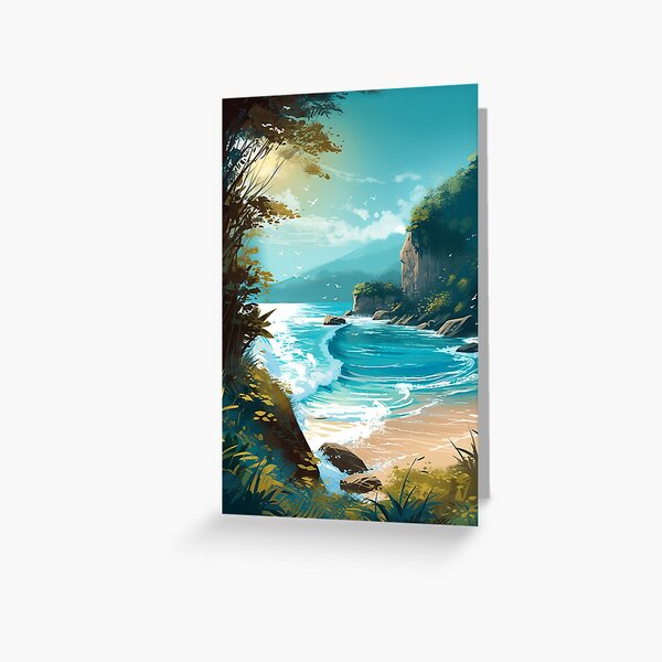 Item preview, Tropical Paradise: Idyllic Beach and Sea Views designed and sold by Peter's Big Shop.