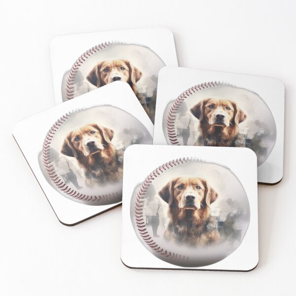Item preview, perro y beisbol 01 designed and sold by MySportsArt.