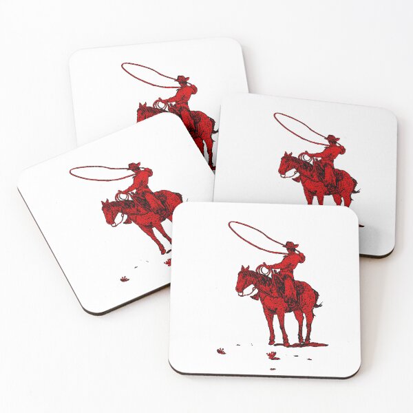 Item preview, Roping the world, Cowboy on Horse, Red designed and sold by Horseman's Rodeo.