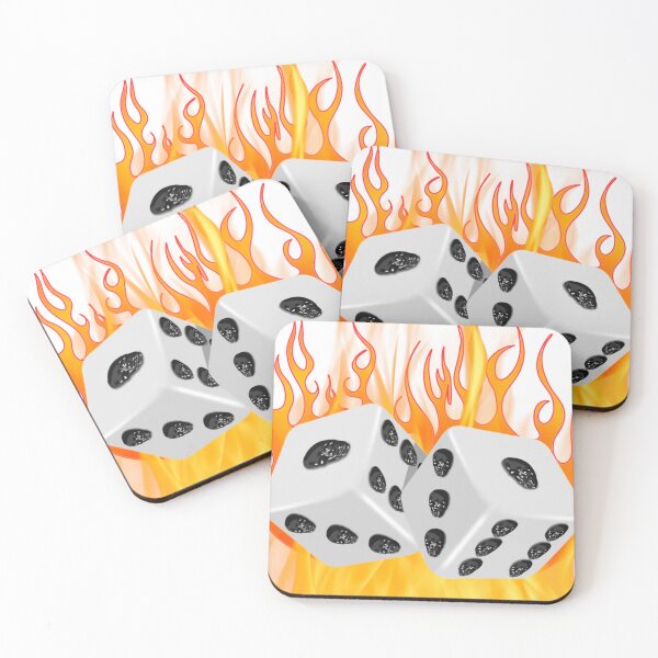 Item preview, Flaming Dice designed and sold by andreigal.