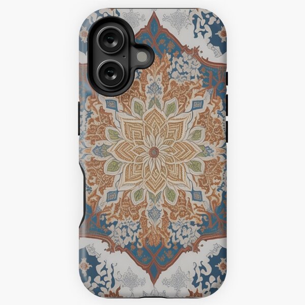 Item preview, Majestic Alhambra Patterns: Artistry soft grey and orange  designed and sold by Dshoppin.