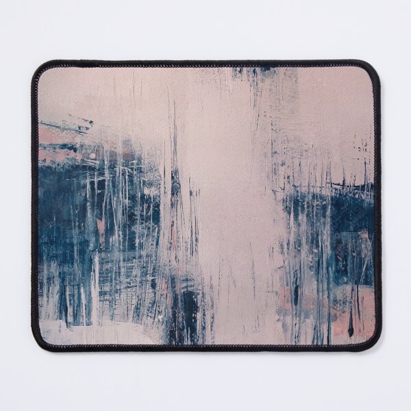 Item preview, Pink blush navy abstract designed and sold by ElaSzczepaniak.