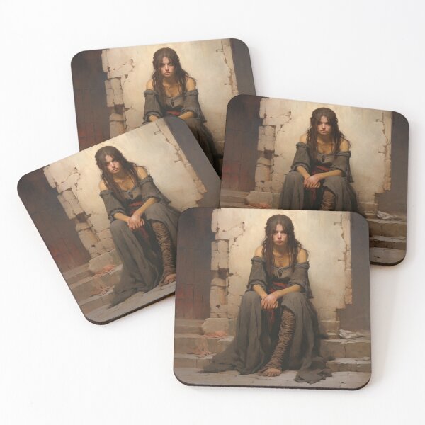 Item preview, Barefoot Beggar Girl #2 designed and sold by Demonik-Art.