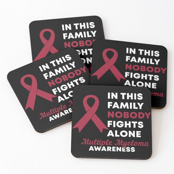 Item preview, In This Family Nobody Fights Alone Multiple Myeloma Awareness designed and sold by Color-Sparkle.