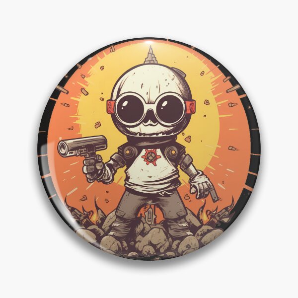 Item preview, Baby Cyborg Robot Skull designed and sold by MLArtifex.