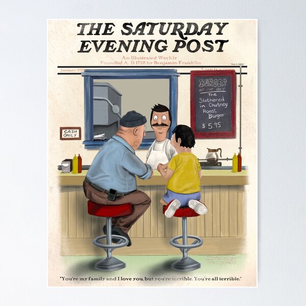Item preview, Regular day at Bobs Burgers  designed and sold by CTWachowski.