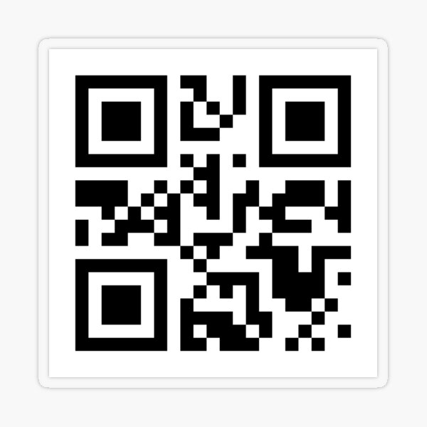Qr Code Transparent Stickers For Sale Redbubble