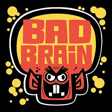 Bad Brain Halloween Art Board Print for Sale by AZGallery