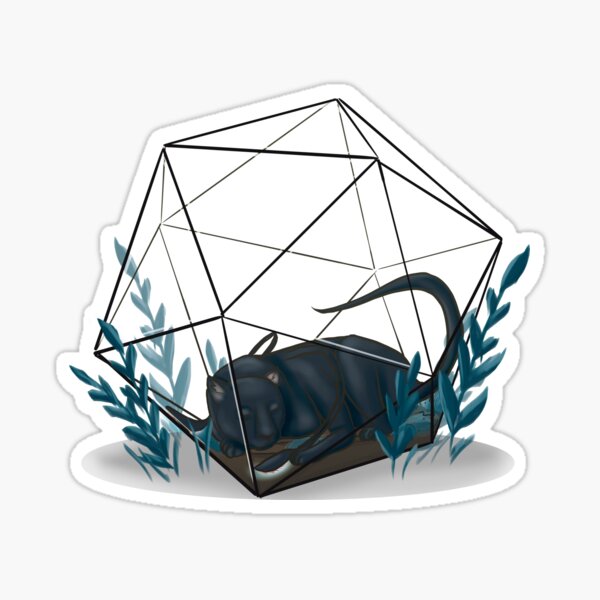 D20 Displacer Beast Sticker