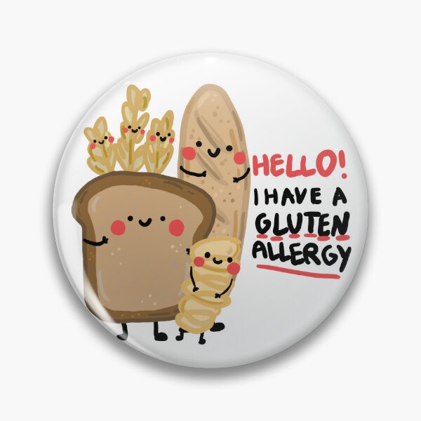 Item preview, Wheat / Gluten Allergy Awareness designed and sold by Samantha MadeOfAtoms.