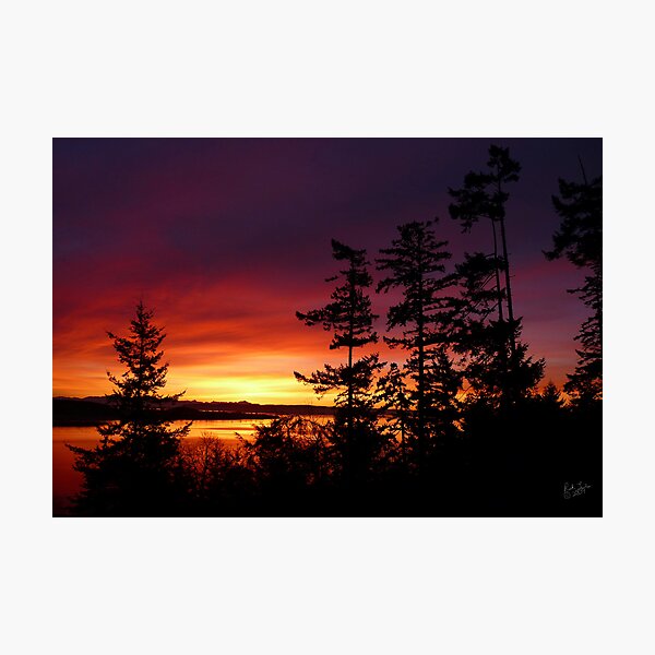 Oak Harbor Sunrise Two Photographic Print