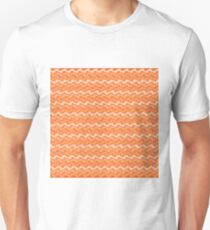 Rippled Orange Unisex T-Shirt