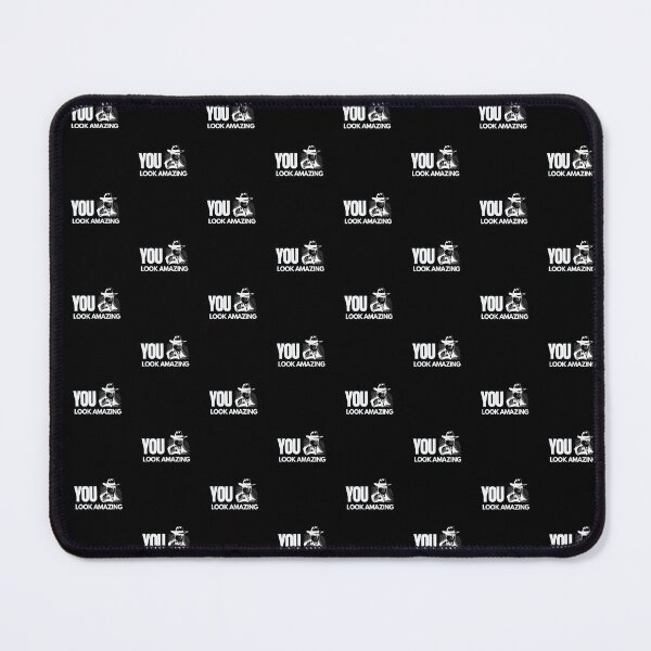 Item preview, YOU Look Amazing Black and White Pointing Finger Confidence Boost Quote designed and sold by hiunlimit.