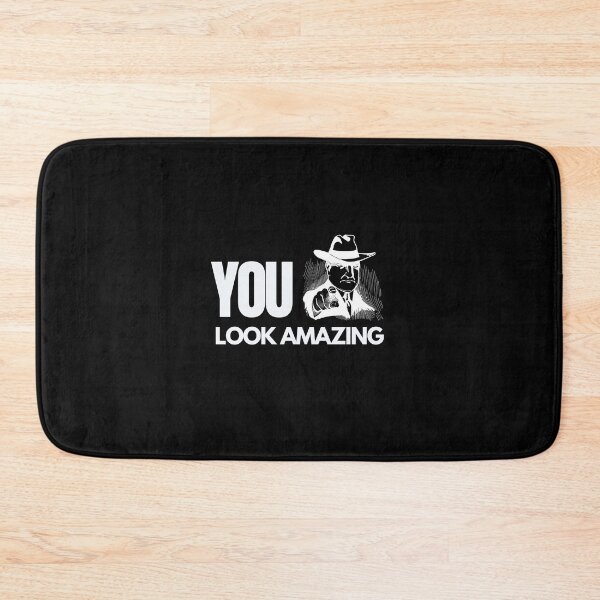 Item preview, YOU Look Amazing Black and White Pointing Finger Confidence Boost Quote designed and sold by hiunlimit.