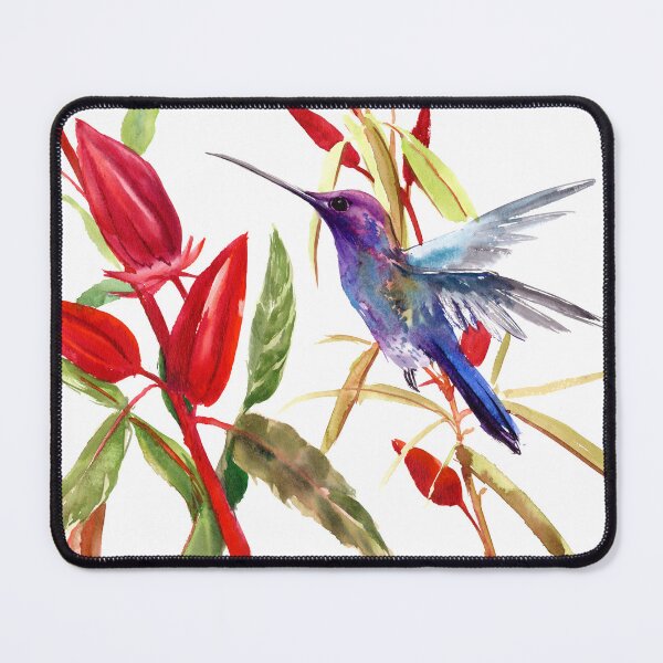 Item preview, Tea Hibiscus and Hummingbird designed and sold by surenart.