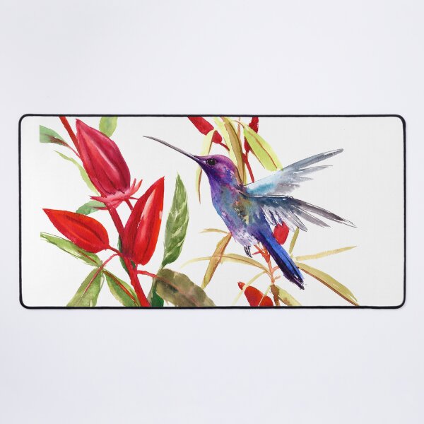 Item preview, Tea Hibiscus and Hummingbird designed and sold by surenart.