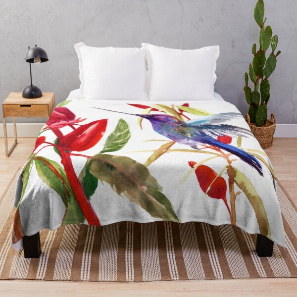 Item preview, Tea Hibiscus and Hummingbird designed and sold by surenart.