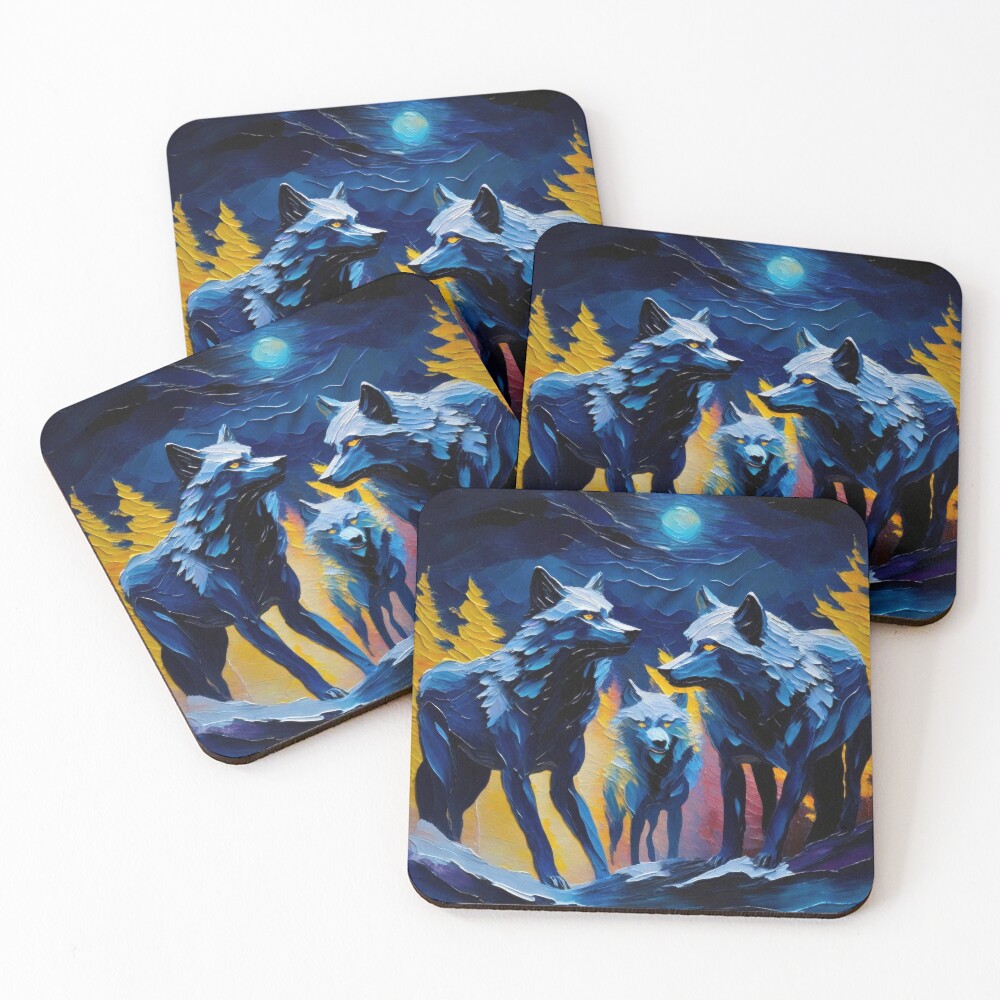 Item preview, Coasters (Set of 4) designed and sold by kultomatic.
