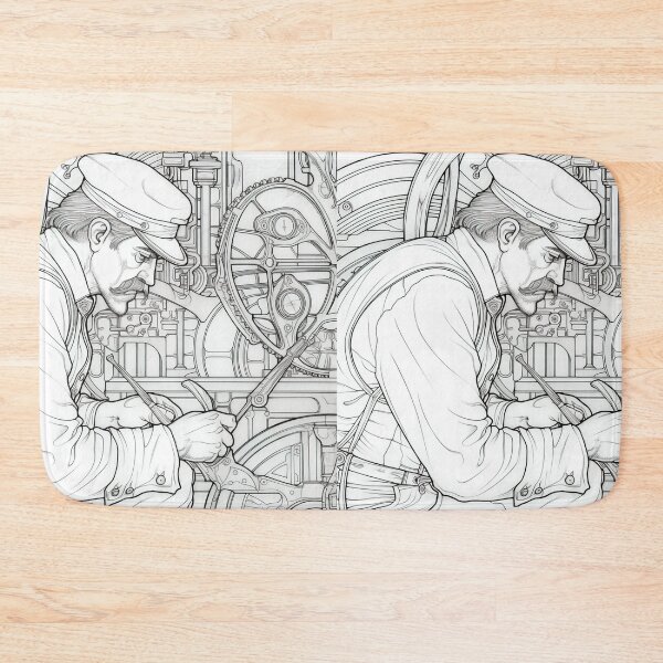 Item preview, Engineer drawing  designed and sold by ComicsFactory.