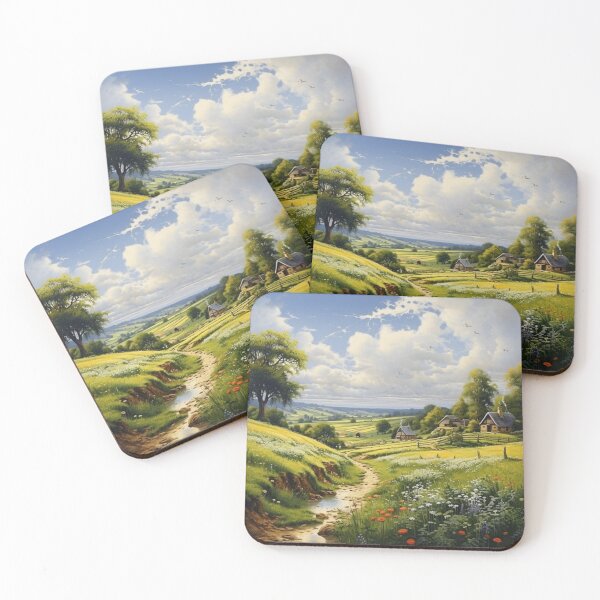 Item preview, Vibrant Summer Escape: Countryside Landscape designed and sold by VividElevations.