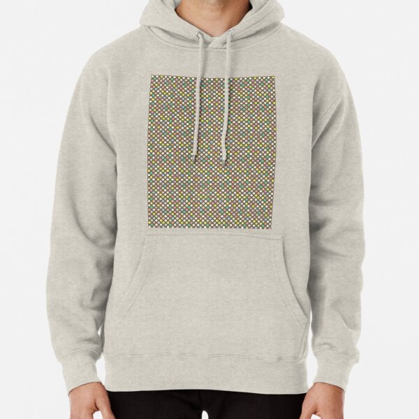 pastel multi coloured hoodie