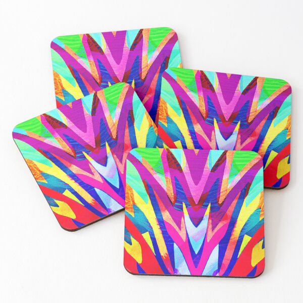 Item preview, Bursting Color Abstraction Pattern designed and sold by Health And Fitness Posts e-Store.
